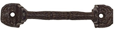 zeitzone Rustikaler Griff Schubladengriff Möbelgriff Gusseisen Antik-Braun 14cm