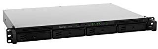 Synology RX418 Festplattengehäuse (1U) Schwarz, Grau – Festplattengehäuse (Festplatte, SSD, 56 TB, SATA, Serial ATA II, Serie ATA III, Rack (1U), Schwarz, Grau, 3 Lüfter)