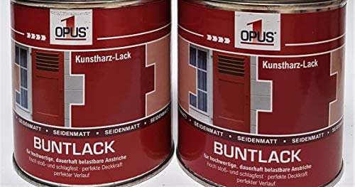 Opus1 Buntlack SEIDENMATT KUNSTHARZLACK Farbe Lack