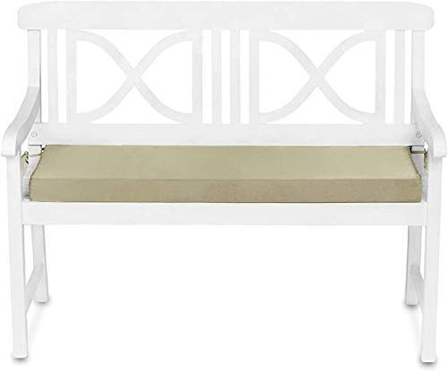 TexDeko® Gartenbank Sitzpolster 150 x 42 x 6cm Outdoor wasserabweisend waschbar Bankkissen Bankpolster Polster (Sand)