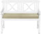 TexDeko® Gartenbank Sitzpolster 150 x 42 x 6cm Outdoor wasserabweisend waschbar Bankkissen Bankpolster Polster (Sand)