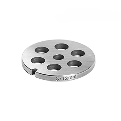 NIDUNO 1pc Type 8 Meat Grinder Plate Disc 3/4.5/6/10/12/16mm Stainless Steel Grinder Disc Machinery Parts (Size : 12mm)