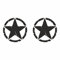 mural stickers Adesivi 4x4 off Road Stella Militare Distrutto US Army - APPLICABILE su Cofano O Portiere della Tua Auto - Confezione da Due Pezzi - (Nero, 10 X 10)