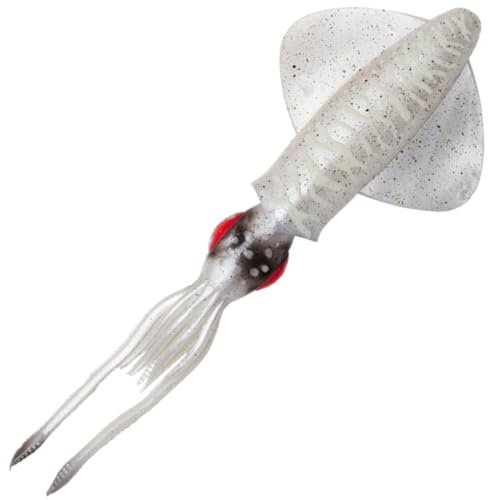 Savage Gear 3D Swim Squid - Gummiköder, Farbe:White Glow Cuttlefish, Länge/Gewicht/Packungsinhalt:25cm / 86g / 1 Stück