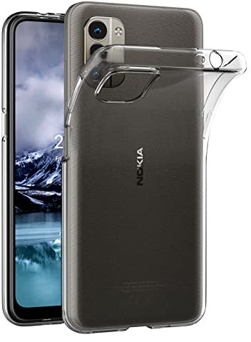 AICEK Kompatibel mit Nokia G21 / G11 Hülle, Transparent Silikon Handyhülle für Nokia G21 / G11 Hülle TPU Schutzhülle Bumper Crystal Clear Case