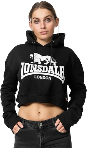 Lonsdale Frauen Kapuzensweatshirt Cropped ROXETH