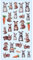 NEU SOFTY 3-D Sticker/Aufkleber, Lustige Hasen, 1 Bogen