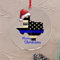 Weihnachtsschmuck 2022 Texas Acryl Weihnachtsbaum Ornament USA American State Outline Weihnachtskugel Amerika Staatskarte Weihnachtsmannhut Sammlerstück Geschenk Baumschmuck Acryl Strumpf Namensschild