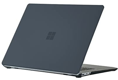 Se7enline Compatible with 2022 2021 2019 2018 13.5 inch Microsoft Surface Laptop Case for Surface Laptop 5/4/3/2 with Alcantara Material Model1769/1867/1958/1950 Hard Shell Case,Matte Black