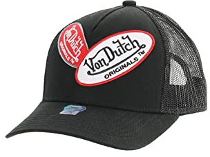 Von Dutch Trucker Cap Russel Black Black Schwarz, Size:OneSize