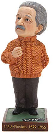 Heimdekoration, Dekoration, Heimdekoration, Harzstatue, Miniaturfigur, Desktop-Handwerk, Weltstar Einstein, Souvenir-Statue, Auto-Mini, Charakterkunst, (7 x 6,5 x 16,5 cm