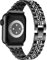 Missair Bracelet de rechange en métal compatible avec Apple Watch 40mm 38mm 41mm 44mm 42mm 45mm 46mm 49mm, Series 9 8 7 6 5 4 3 2 1 SE pour femme, noir