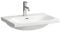 LAUFEN Lua Waschtisch, 1 Hahnloch, mit Überlauf, 650x460mm, unterbaufähig, H8100840001041, Farbe: Weiß