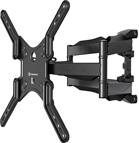 ONKRON TV Wandhalterung schwenkbar für 37-70 Zoll Bildschirm bis zu 36,4 kg, Fernseher Halterung ausziehbar neigbar, TV Halterung max VESA 400x400, universal Fernsehhalterung Wand Schwarz M5-B