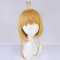 NEZIH Anime Cosplay Perücke, Card Captor Sakura Kinomoto Sakura Perücke, Bob Perücke, Mit Kostenloser Perückenkappe, Für Party Alltag Halloween Perücke Cosplay, Dekorative Accessoires,Gelb