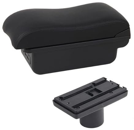 OQHAIR accoudoir central Boîte d'accoudoir de voiture Contenu du magasin central Décoration de style avec porte-gobelet Accessoires USB Pour Seat Ibiza 6j Ibiza 6L