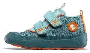 Affenzahn Übergangsschuh Knit Happy | Wasserdicht, atmungsaktiv und vegan mit Kaltfutter, Klettverschlüssen und rutschfester Sohle, Größen 21 bis 32