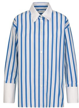 Seidensticker Damen Hemdbluse Bluse, Mittelblau, 52