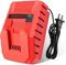 Chargeur de Batterie pour Hilti, Portable C 4/12-50 12 V, Chargeur de Batterie au Lithium, Charge Rapide 57 W avec Double système LED et Port USB, Chargeur de Batterie sans Fil pour Batterie Li-ION