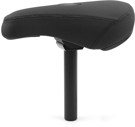 POLSO BMX Sattel mit Sattelstütze BMX Fahrradsitz Pivotal Mittelloch Fahrradzubehör