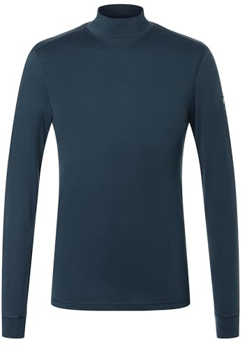 super.natural M TUNDRA175 Turtleneck Merino Longsleeve Herren - Herren Langarmshirt aus Merino-Polyester-Mix, Wärmendes & geruchsabweisendes Funktionsshirt
