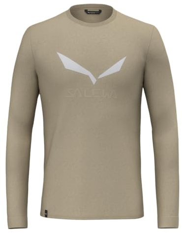 Salewa Herren Solidlogo Dry M L/S Tee. T-Shirt (1er Pack)