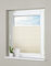 Deco4Me Premium Plissee ohne Bohren (Creme, 100 x 130 cm) - Blickdicht, ohne Verdunkelung, mit Klemmfix Halterung zum Kleben & Klemmen - Sichtschutz Rollo für Fenster