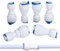 Wozoohyi 19ZH-SGSPQ-1 Schnellanschluss, 6 Stück, 3/8 auf 1/4 Zoll Wasserleitungsadapter, 1/4 Zoll Schnellanschlussverschraubungen für RO-Wassersysteme, Luftreiniger, Filter, 1/4 auf 3/8
