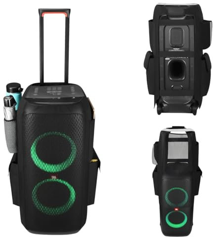 MegaDive Outdoor KTV Multifunktionaler Schutz für JBL Partybox 310 Wireless Lautsprecher Speicher Mikrofon Audiokabel Große Kapazität Street Performance KTV Tragbar