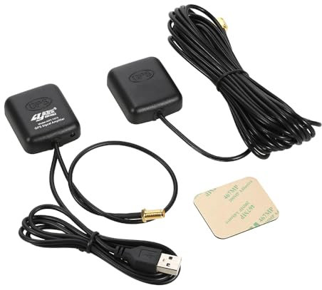 HUIOP Amplificador de Antena de señal GPS,Aumentador de presión del Amplificador de Antena de señal del GPS del Coche para la navegación del transmisor del Receptor de GPS del Coche