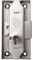 DEVISMES - Serrure espagnolette 80x40mm axe 20mm longueur du canon 12mm gauche finition fer - DEVISMES - 12383-002-G