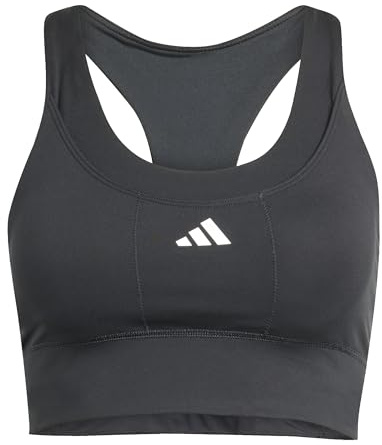 adidas Damen Erwachsene Run Pocket Medium Support BH XL A-B Schwarz