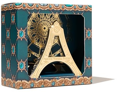 Ferris Wheel Press, Ink Carriage, Golden Polished Metal Holder for 38ml Ink Bottle