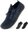 IceUnicorn Strandschuhe Badeschuhe Damen Herren Schwimmschuhe Aquaschuhe Sommer Schnell Trocknend Surfschuhe(Blau Punkte,45EU)