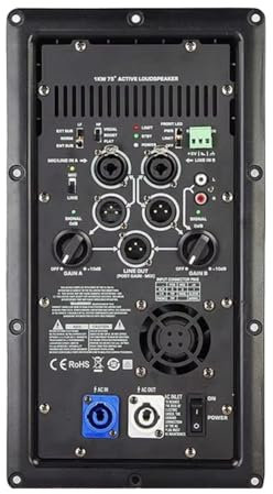 Uxsjakjsd K12A Professional Digital Power Amplifier Module 1000W Active Class D Power Amplifier Broad for Home Theater Loudspeker