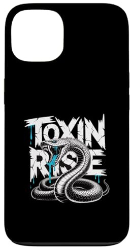 Toxin Rise Snake Venom Gothic Typography Design Case for iPhone 13