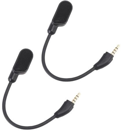 KUIDAMOS Gaming-Headset-Mikrofon, Geräuschunterdrückung, Ersatz für Cloud III Kabelgebundene Kopfhörer für PC-Gamer, OFC-Material