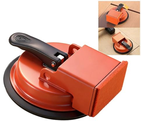 Outil de fixation de plancher pour sols stratifiés, LVP et bois dur – 1 lot de ventouses robustes de 60 kg – Pince professionnelle et pince de serrage pour combler les espaces