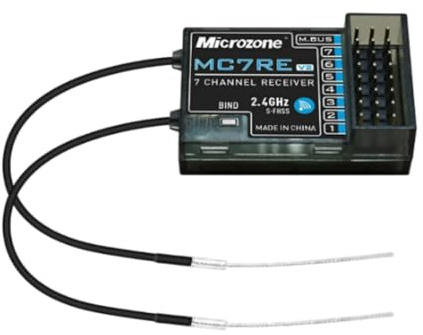 Pegciuho Receptor MC6RE de 6 Canales DC3.5V-7.4V para Controlador RC MC6C