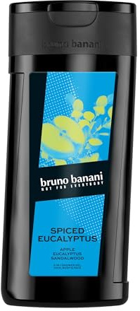bruno banani Spiced Eucalyptus 3-in-1-Duschgel für Herren, 250ml