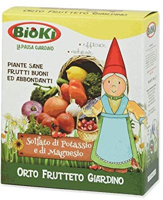 Bioki 33-16 Solfato di Potassio E Magnesio Naturale per Agricoltura Bio, 900 gr