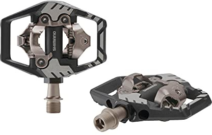 SHIMANO DEORE XT PD-M8120 SPD Pedal, Without Reflector, Includes Cleat, Black, One Size