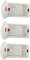 ZYGY 3St. 3.7V 500mah Weiß Lithium Batterie für SYMA X23 X23W RC Quadcopter