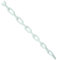ExcInter Plastic Chain White 10mm*6mm Coated Decorative Links for Decorative Garden Fence Warning Safety Parking Space Assorted Colours