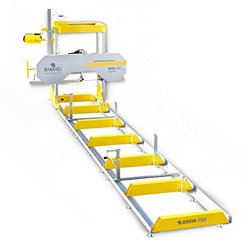 BAMATO Blockbandsäge/BBSW-750/6,15m Rollbahn, 8,0 kW / 400V Elektromotor