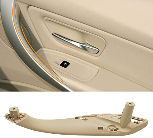 TTCR-II Compatible avec Poignée de Porte BMW Série 3 F30 F31 F34 F80 320i,328i,Compatible avec Poigner de Porte Passager BMW Série 4 F32 F33 F36 F83,M4 Poignée Intérieure (Beige, Droite)