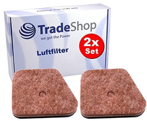 2x Trade-Shop Luftfilter für Stihl Heckenschneider Heckenschere Motorsense Freischneider Kantenschneider Kombi-Motor ersetzt 4180-120-1800