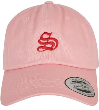 Mister Tee Unisex Letter Pink Low Profile Cap S, one Size