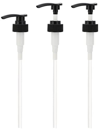 Segbeauty Seifenspender Pumpkopf, 3 Stück Pumpspender Aufsatz, Ersatzpumpkopf für Bad Küche Upcycling Pump Spender für Lotionspender, Pumpflasche, Shampooflaschen, Flüssigseifenspender 32mm
