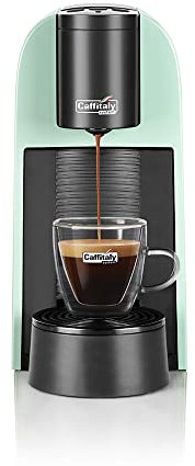 Caffitaly System, Máquina de café Volta S35 para cápsulas originales, compacta, rápida y silenciosa, sistema multibebida, dosificación automática, encendido rápido, apagado automático, 42